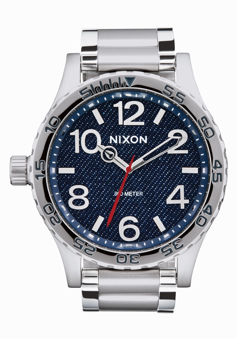 51-30 - Silver / Denim stainless-steel watches stainless steel watch bands stainless steel watches cheap