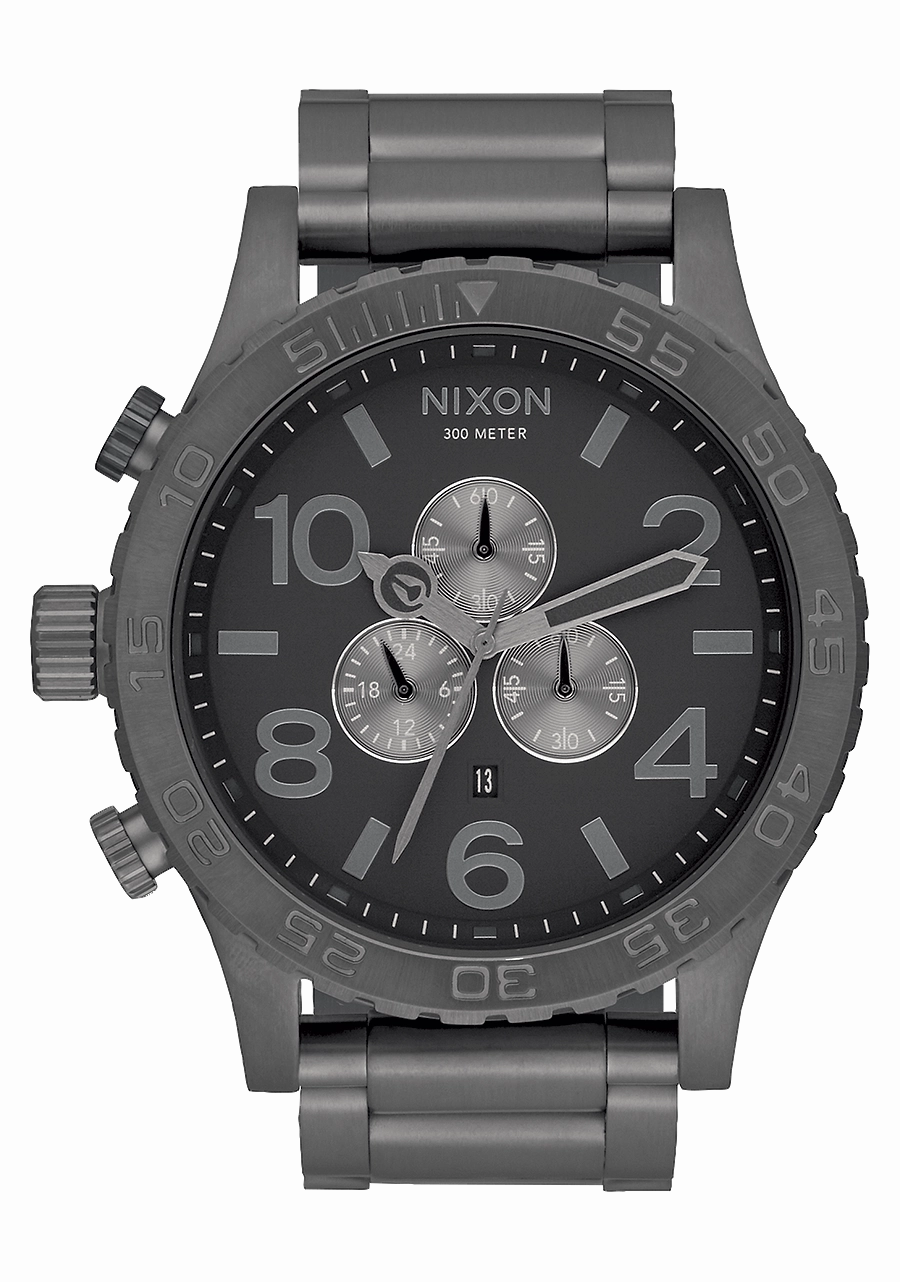 51-30 Chrono - All Gunmetal stainless-steel watches stainless steel watch bands stainless steel watches cheap