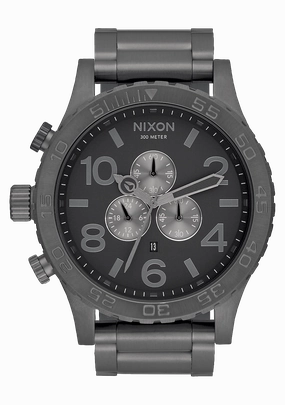 51-30 Chrono - All Gunmetal stainless-steel watches stainless steel watch bands stainless steel watches cheap