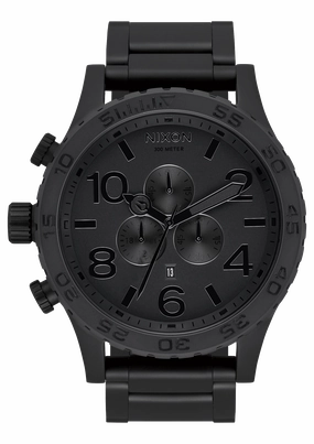 51-30 Chrono - All Matte Black / Black stainless-steel watches stainless steel watch bands stainless steel watches cheap