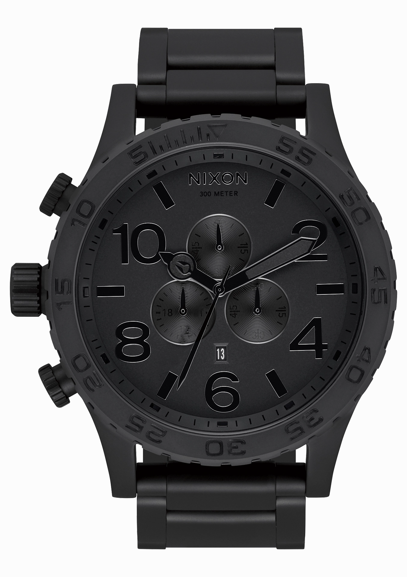 51-30 Chrono - All Matte Black / Black stainless-steel watches stainless steel watch bands stainless steel watches cheap