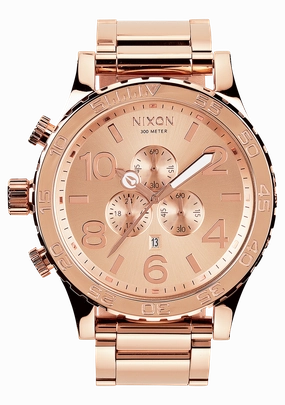 51-30 Chrono - All Rose Gold stainless-steel watches stainless steel watch bands stainless steel watches cheap