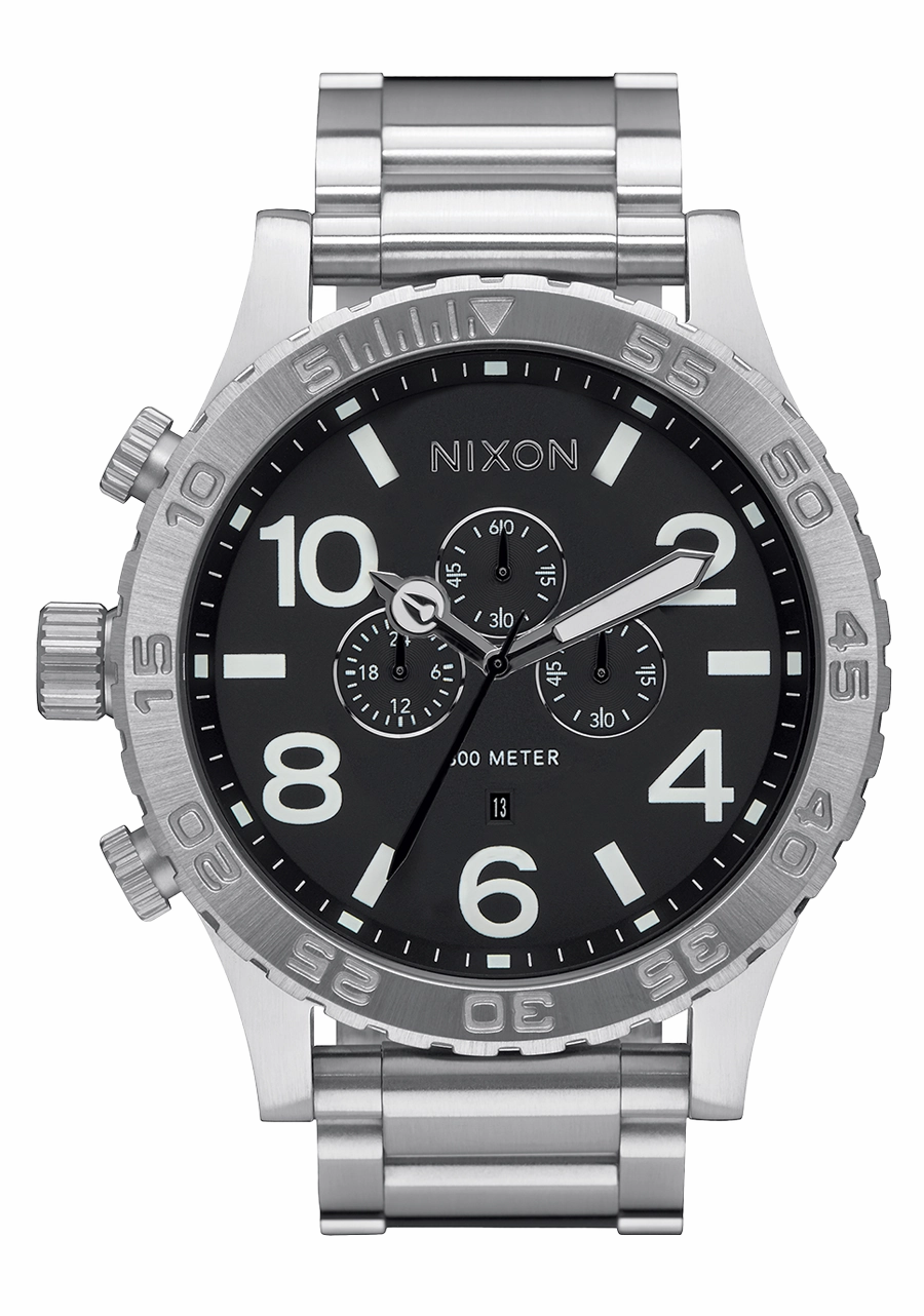 51-30 Chrono - Black stainless-steel watches stainless steel watch bands stainless steel watches cheap