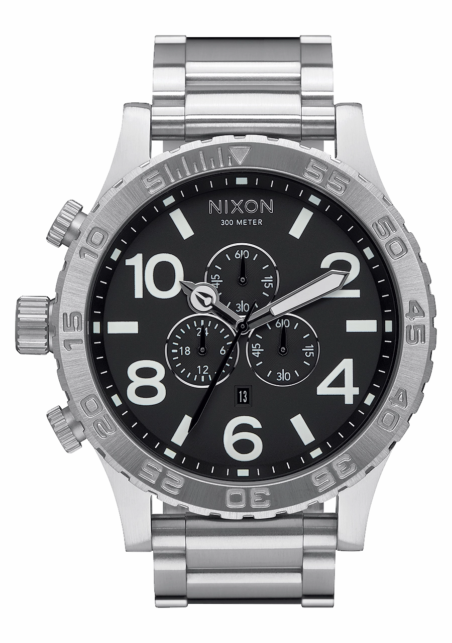 51-30 Chrono - Black stainless-steel watches stainless steel watch bands stainless steel watches cheap