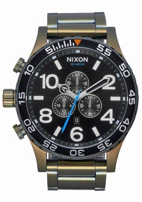 51-30 Chrono - Black Sunray / Surplus stainless-steel watches stainless steel watch bands stainless steel watches cheap