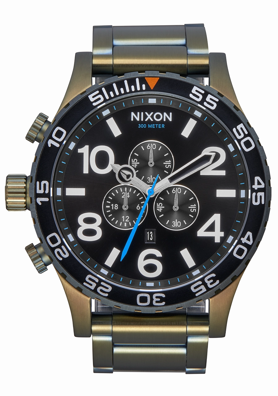 51-30 Chrono - Black Sunray / Surplus stainless-steel watches stainless steel watch bands stainless steel watches cheap