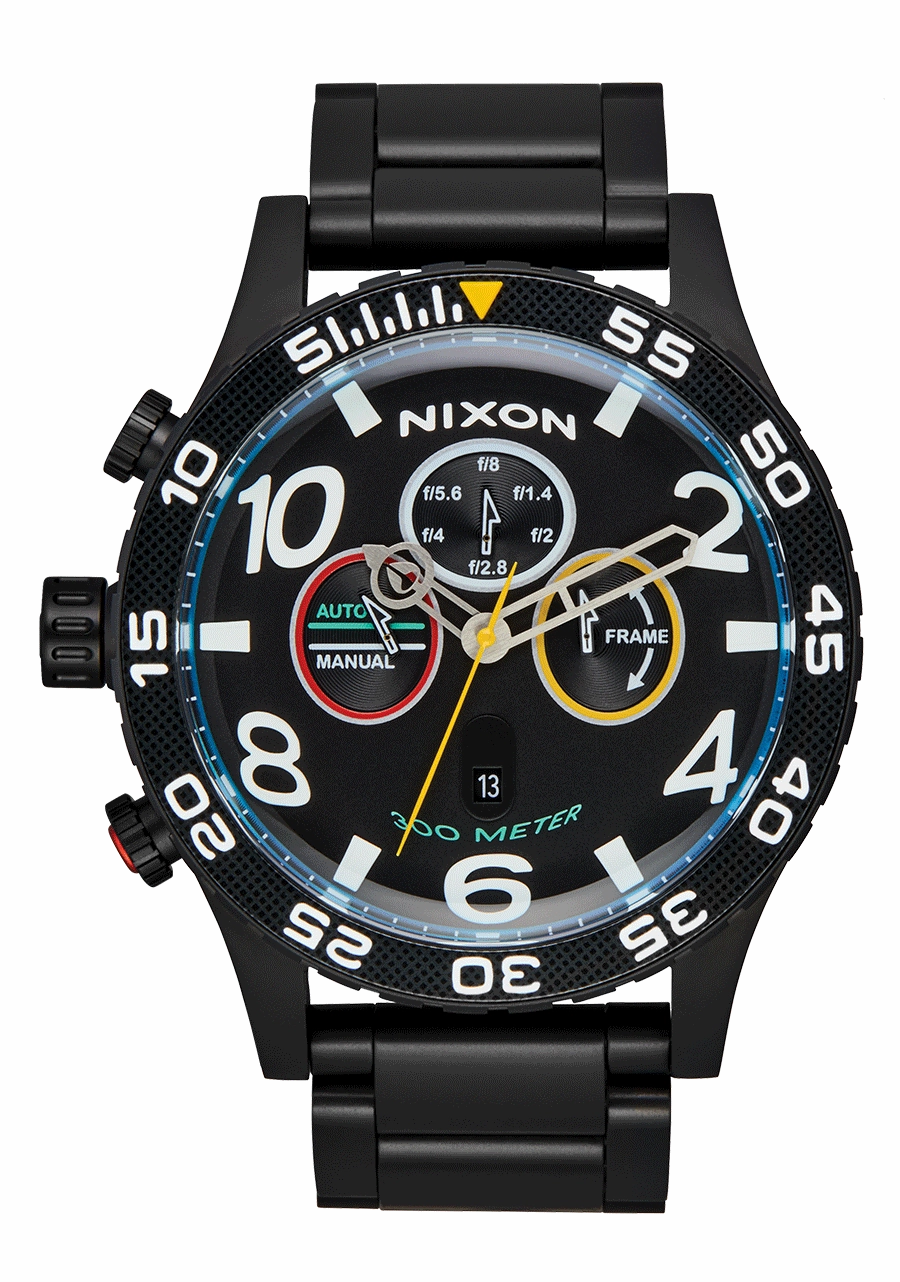 51-30 Chrono - Fisheye / Super Black / Black stainless-steel watches stainless steel watch bands stainless steel watches cheap
