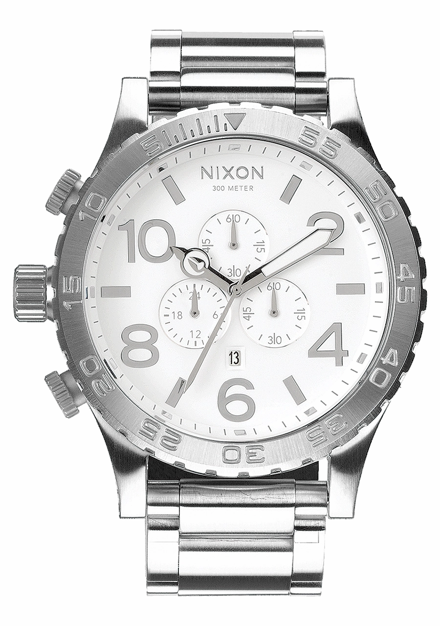 51-30 Chrono - High Polish / White stainless-steel watches stainless steel watch bands stainless steel watches cheap