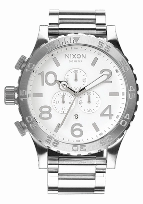 51-30 Chrono - High Polish / White stainless-steel watches stainless steel watch bands stainless steel watches cheap