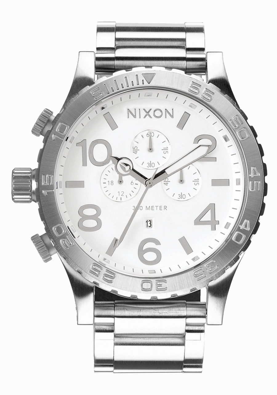 51-30 Chrono - High Polish / White stainless-steel watches stainless steel watch bands stainless steel watches cheap