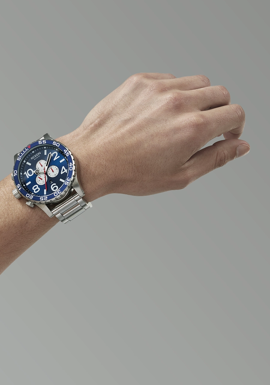 51-30 Chrono - Navy Sunray / Silver