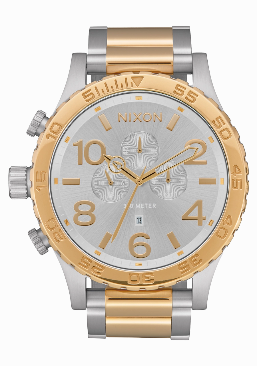 51-30 Chrono - Silver / Gold stainless-steel watches stainless steel watch bands stainless steel watches cheap