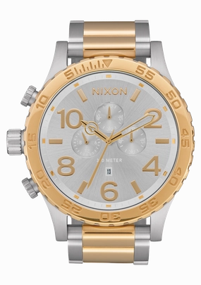 51-30 Chrono - Silver / Gold stainless-steel watches stainless steel watch bands stainless steel watches cheap