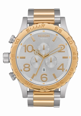 51-30 Chrono - Silver / Gold stainless-steel watches stainless steel watch bands stainless steel watches cheap