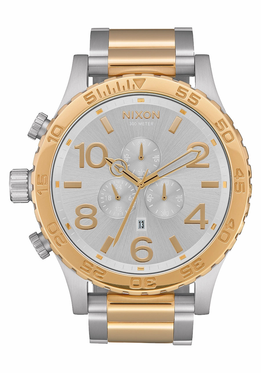 51-30 Chrono - Silver / Gold stainless-steel watches stainless steel watch bands stainless steel watches cheap