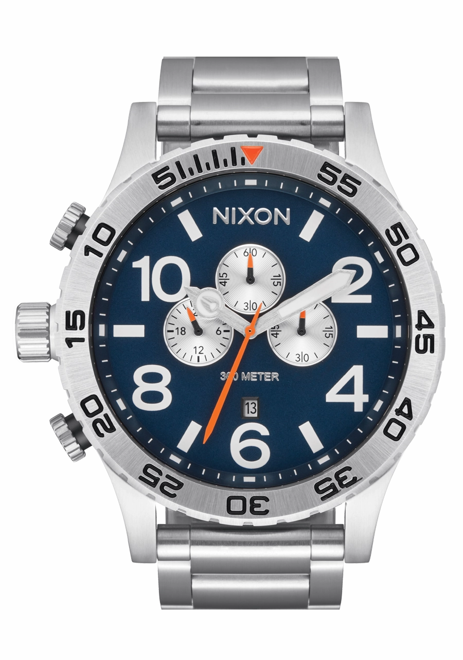 51-30 Chrono - Silver / Midnight stainless-steel watches stainless steel watch bands stainless steel watches cheap