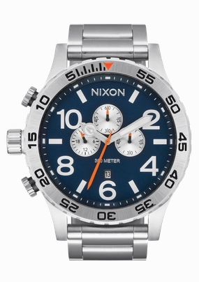 51-30 Chrono - Silver / Midnight stainless-steel watches stainless steel watch bands stainless steel watches cheap
