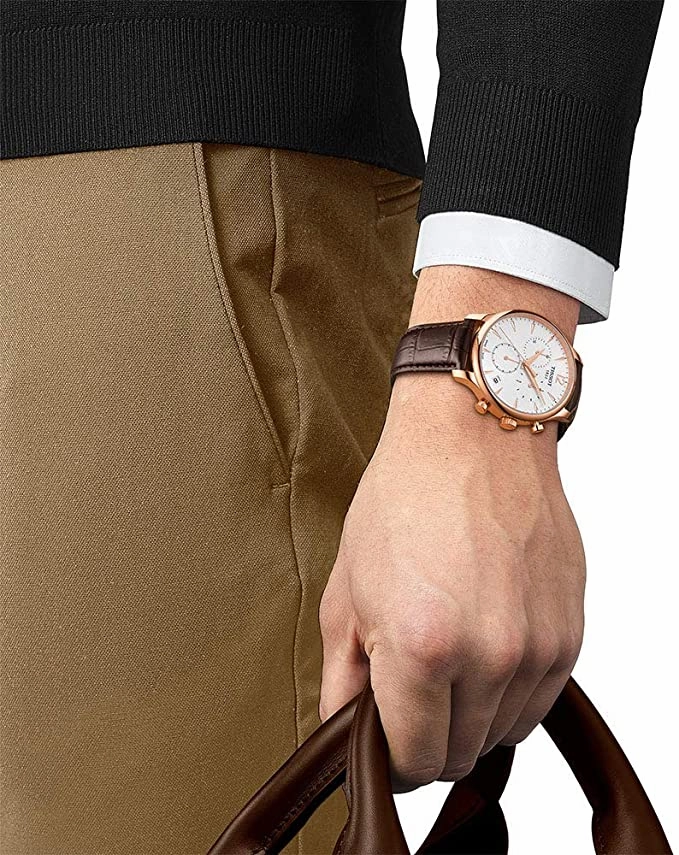    Analog White Dial Men's Watch - T0636173603700