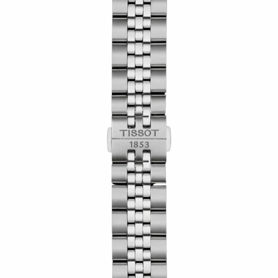    BALLADE 40mm BLUE DIAL STEEL STRAP WATCH T1564101104100