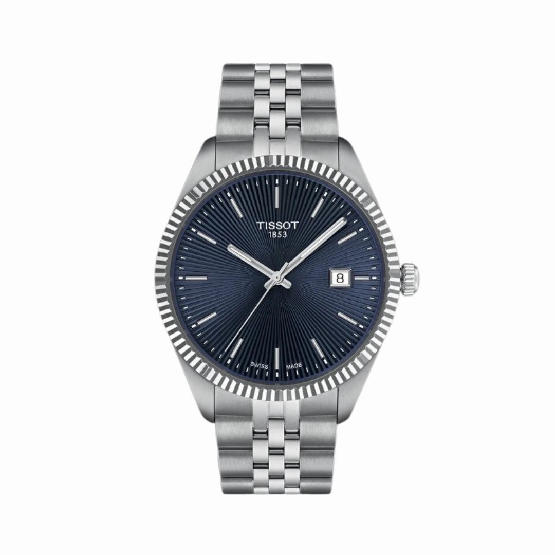    BALLADE 40mm BLUE DIAL STEEL STRAP WATCH T1564101104100 timex watches for men,timex watches for women