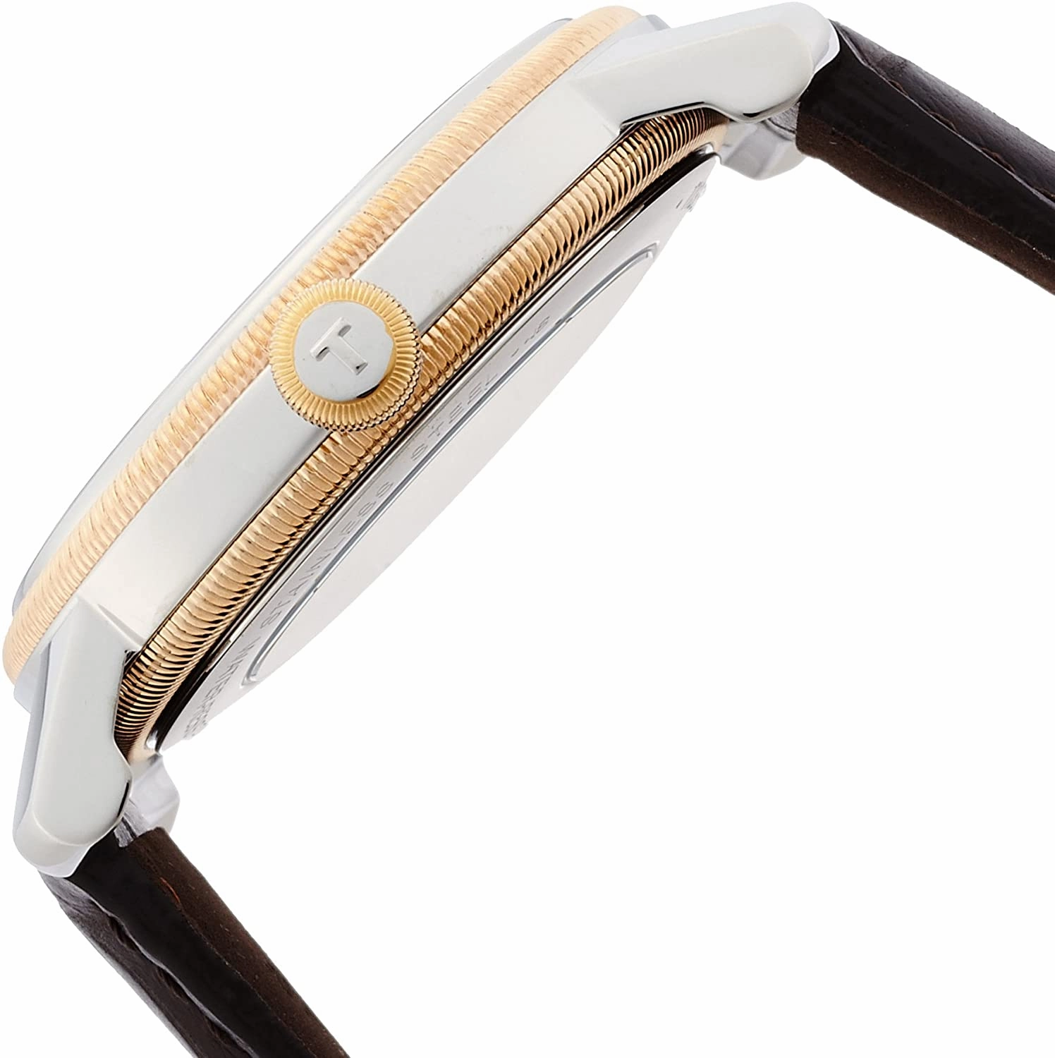    Bridgeport Powermatic 80 Brown Leather Men's Watch T0974072603300