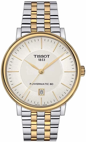    Carson T122.407.11.031.00 POWERMATIC 80 Two Tone Watch    affordable watches    limited edition watches luxury watches