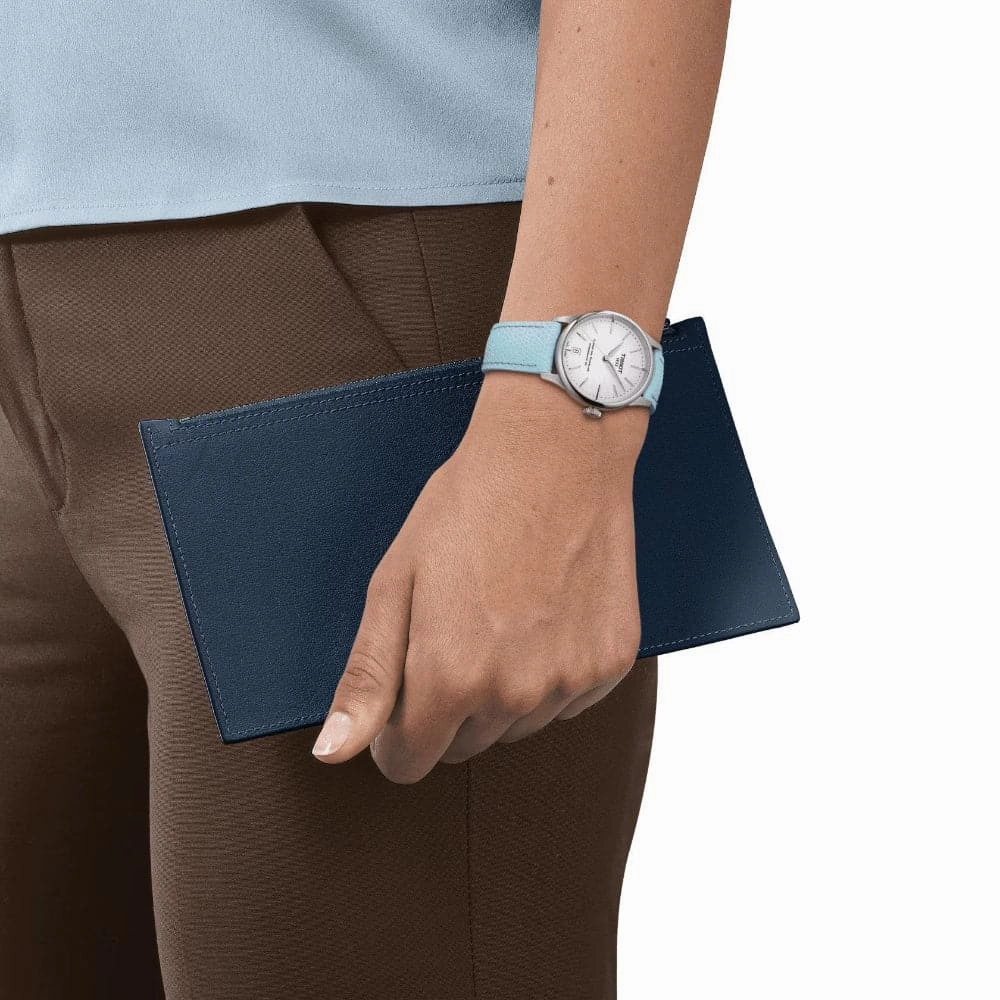    Chemin Des Tourelles Powermatic 80 Leather Strap Women Watch T1392071601100