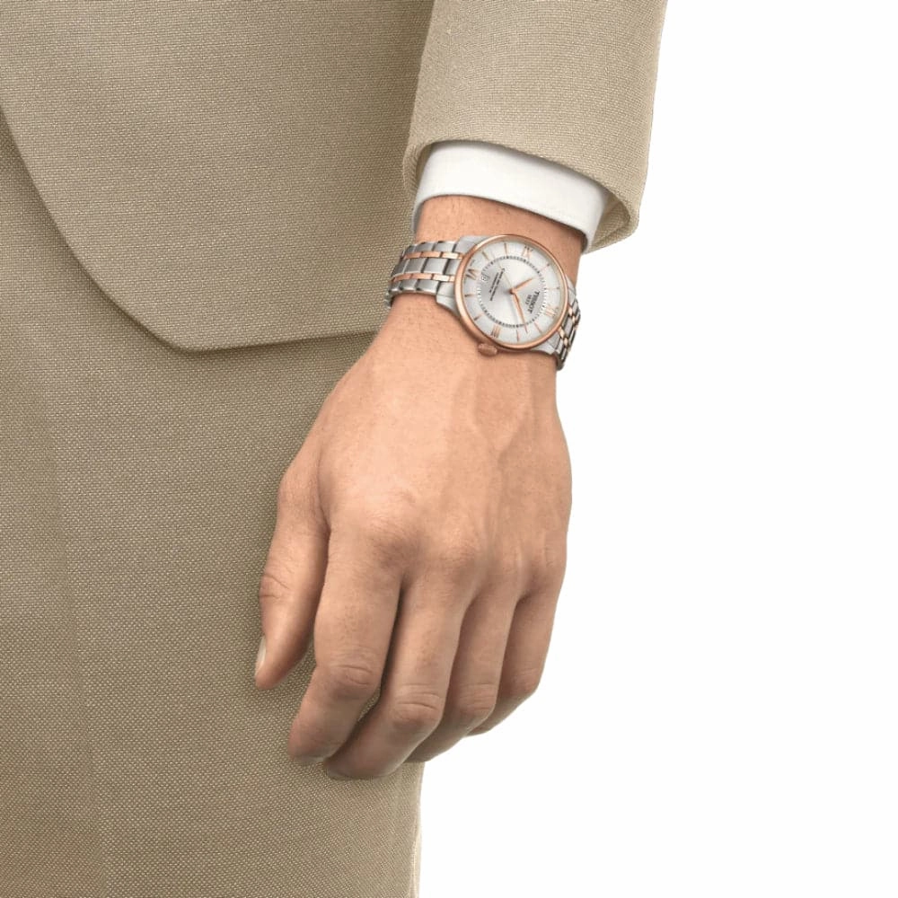    Chemin Des Tourelles Powermatic 80 Two-Tone Stainless Steel Strap Unisex Watch T1398072203800
