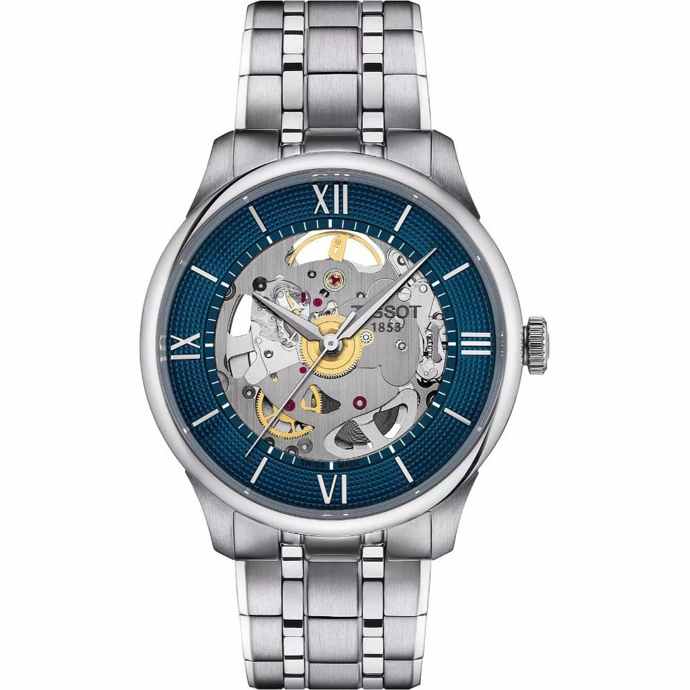    Chemin Des Tourelles Skeleton Dial Men's Watch T1398361104800 timex watches for men,timex watches for women