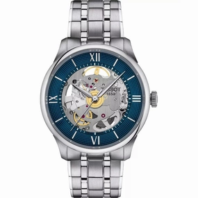   Chemin Des Tourelles Skeleton Dial Men's Watch T1398361104800 timex watches for men,timex watches for women