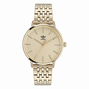   Code One 38mm Gold Dial Watch AOSY22024 