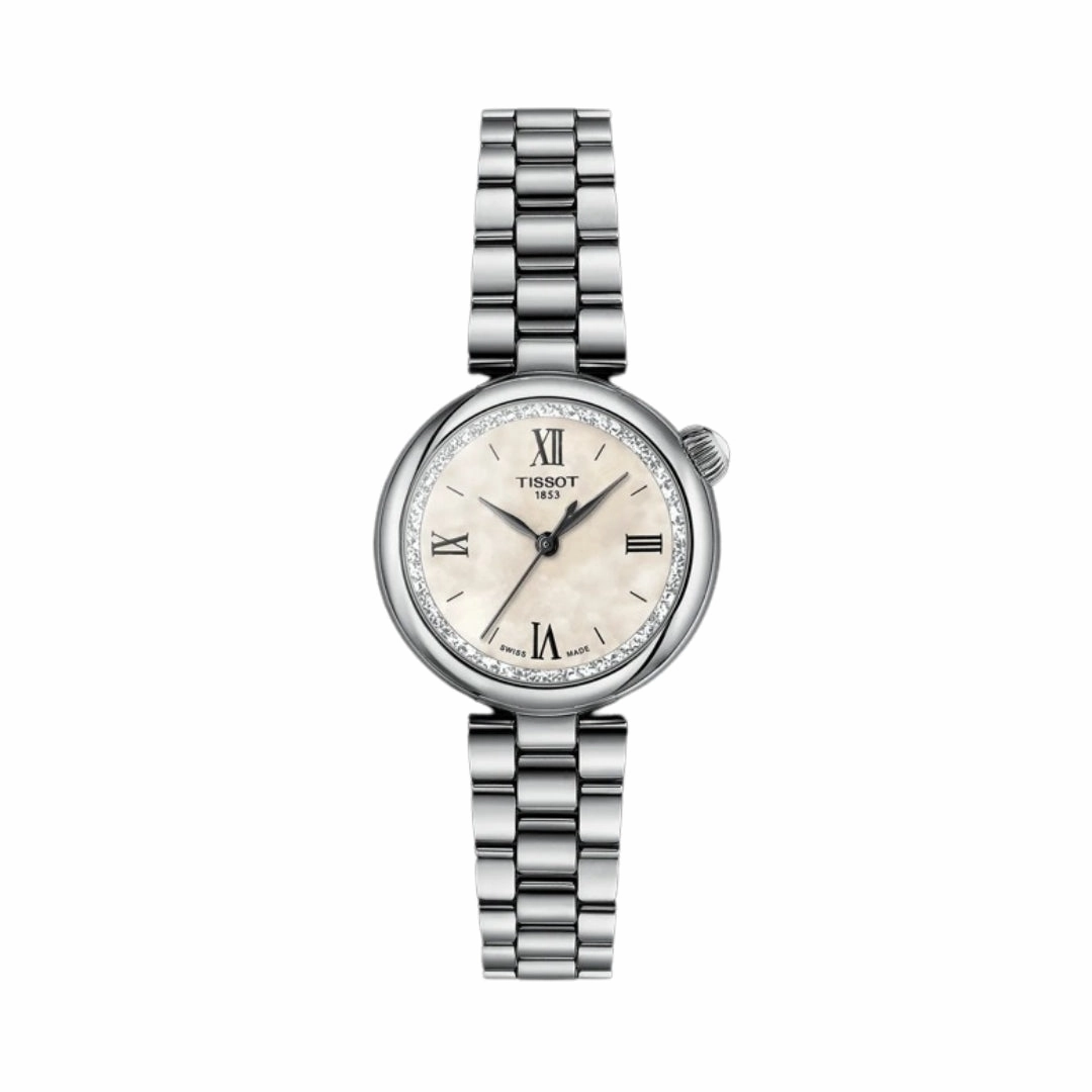    DESIR 28mm GEMS WHITE PEARL DIAL WATCH T1520101111800 timex watches for men,timex watches for women