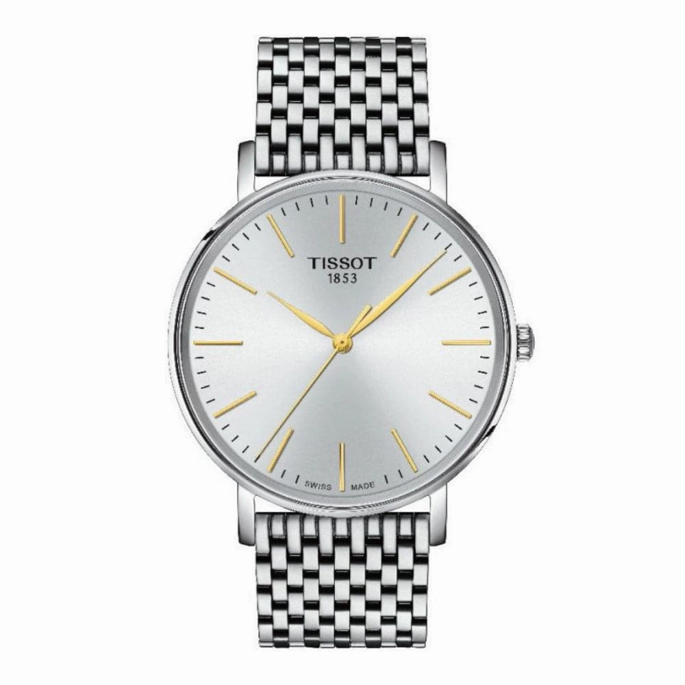    Every Time Silver Dial Stainless Steel Strap Men Watch T1434101101101 timex watches for men,timex watches for women
