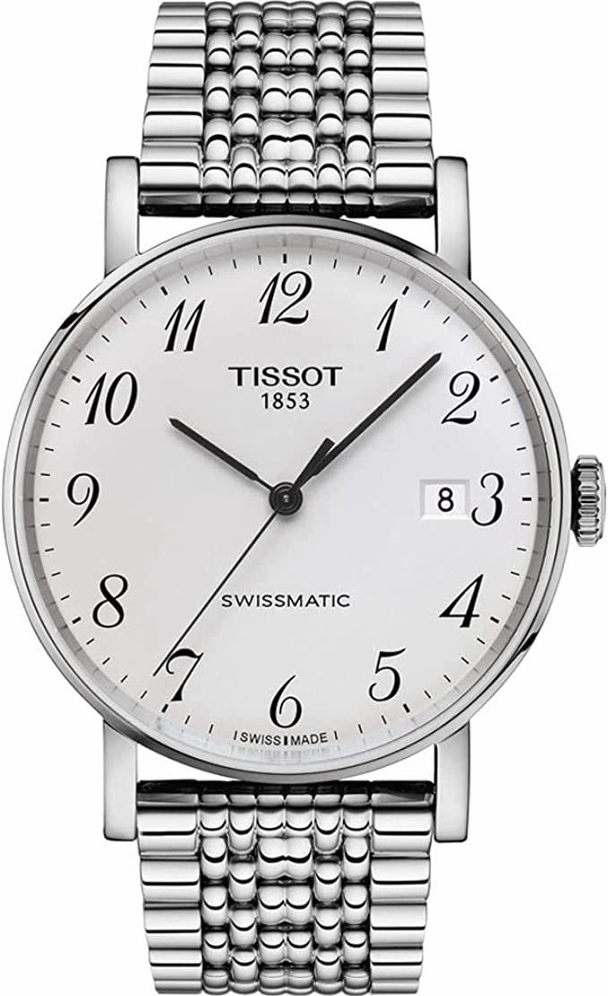   Everytime Swissmatic 316L Stainless Steel case Swiss Automatic Watch Strap, Grey, 21 (Model: T1094071103200)    affordable watches    limited edition watches luxury watches