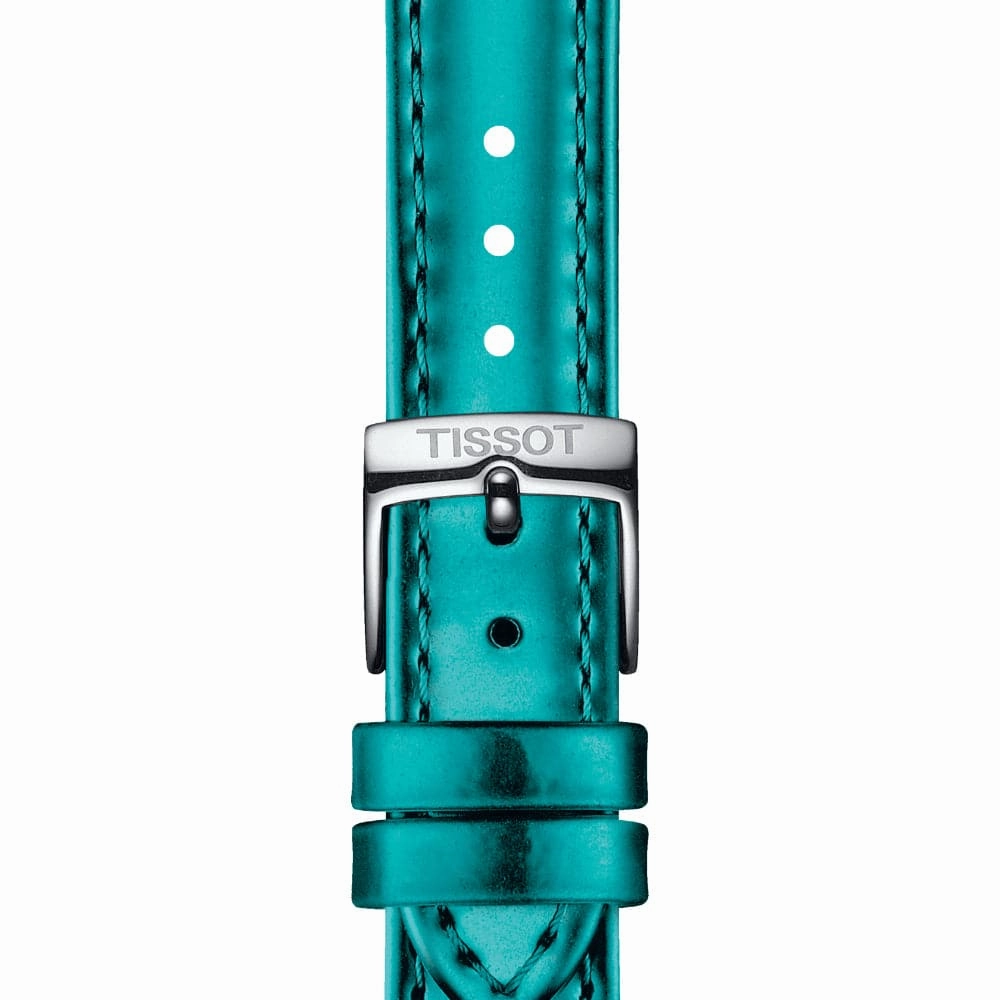    Everytime Turquoise Leather Strap Women Watch T1432101709100
