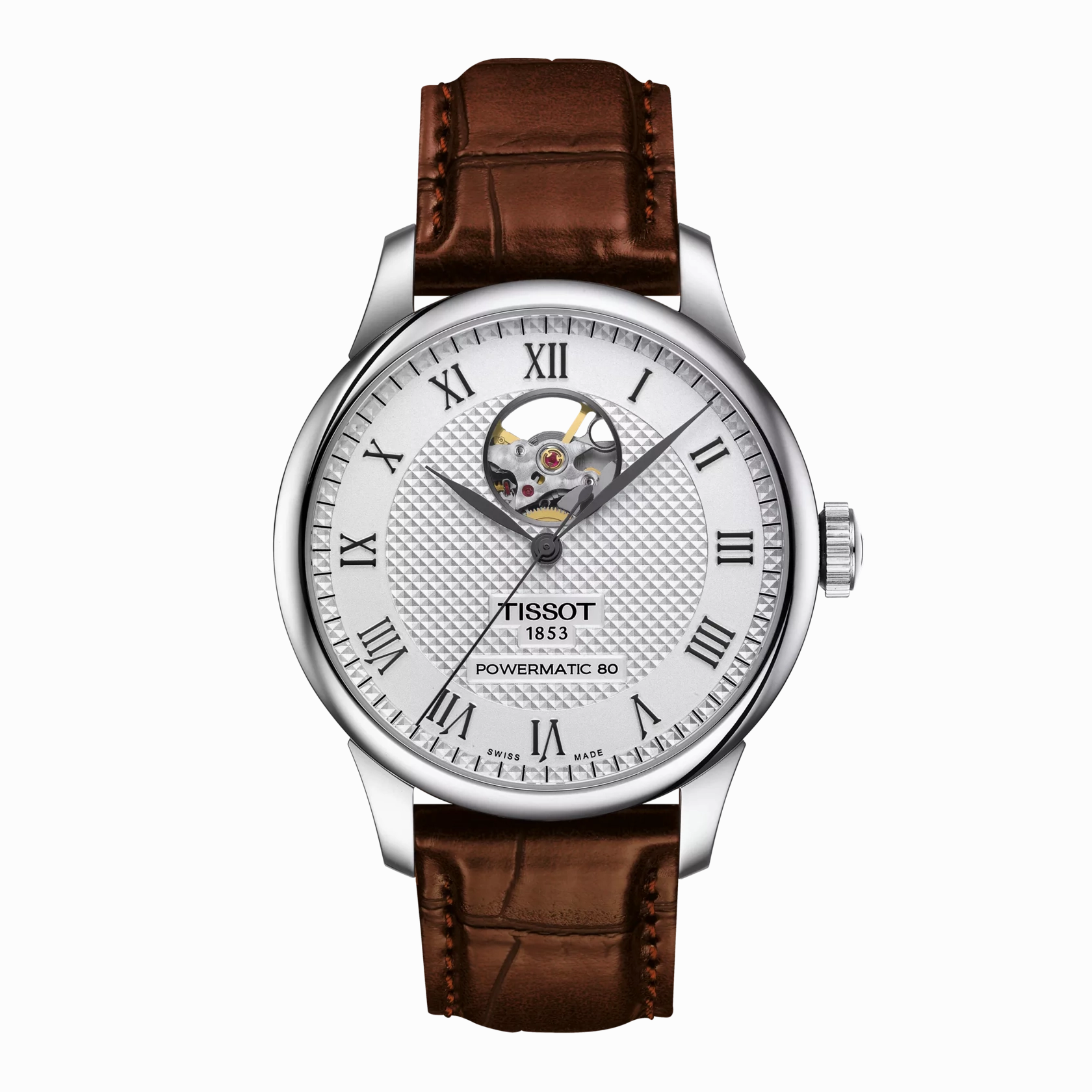   Le Locle Powermatic 80 Open Heart T0064071603301 budget    watches    watches classic