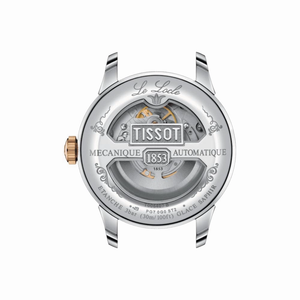    LE LOCLE POWERMATIC 80 STAINLESS STEEL MEN WATCH T0064072203302