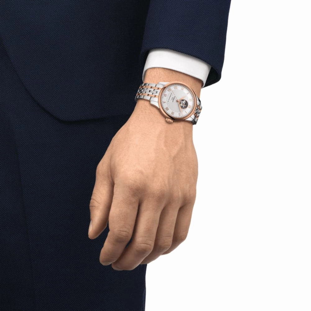    LE LOCLE POWERMATIC 80 STAINLESS STEEL MEN WATCH T0064072203302
