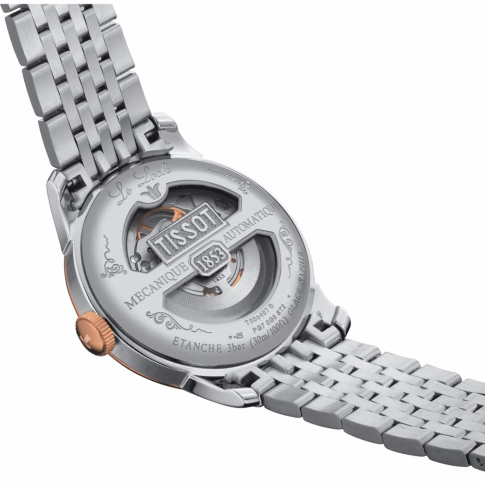    LE LOCLE POWERMATIC 80 STAINLESS STEEL MEN WATCH T0064072203302