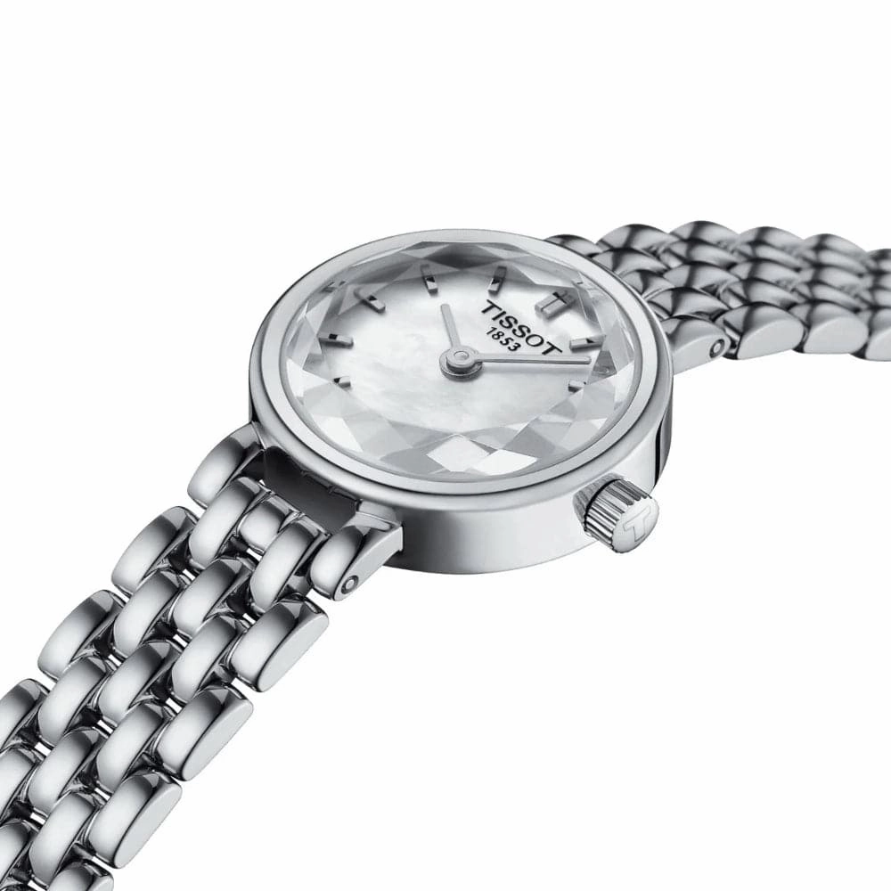    Lovely Silver Dial And Stainless Steel Strap Women Watch T1400091111100