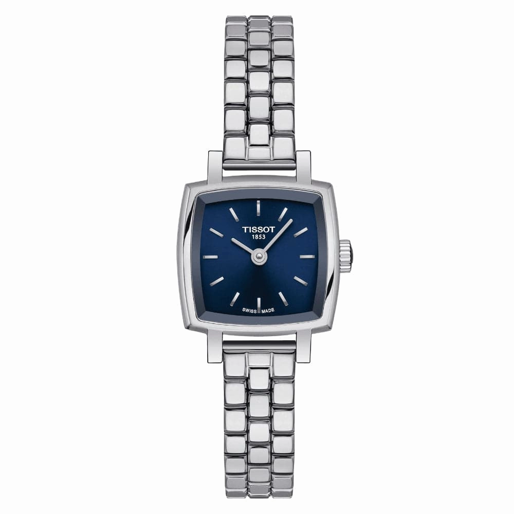    Lovely Square Blue Dial Silver Stainless Steel Strap Women Watch T0581091104101 timex watches for men,timex watches for women