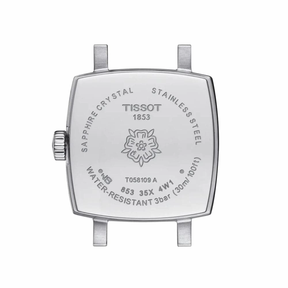    Lovely Square Silver Dial & Stainless Steel Strap Men Watch T0581091103601