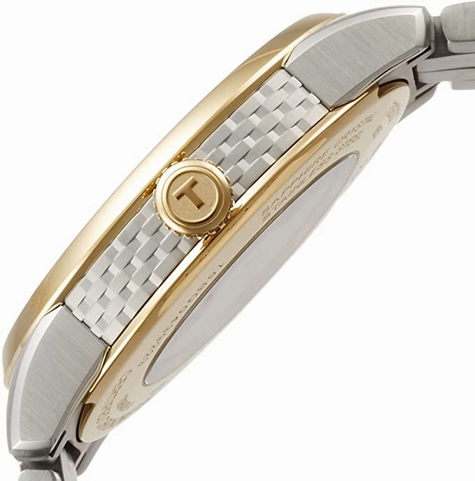    Luxury Automatic Diamond Silver Dial Two-Tone Stainless Steel Mens Watch T0864082203600
