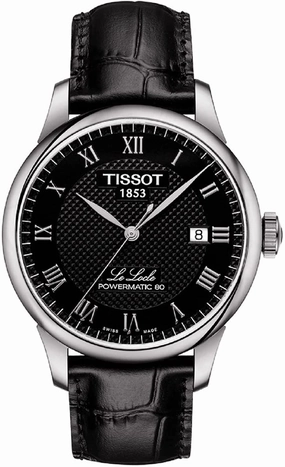    Men's Le Locle Stainless Steel Dress Watch Black T0064071605300    affordable watches    limited edition watches luxury watches