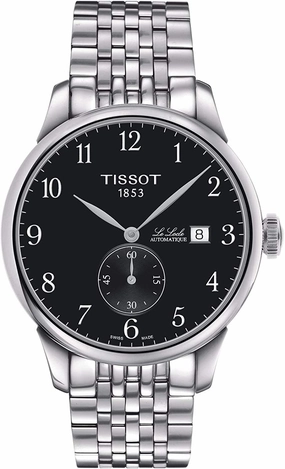    Men's Le Locle Swiss Automatic Watch with Stainless Steel Strap, Gray, 19 (Model: T0064281105200)    affordable watches    limited edition watches luxury watches