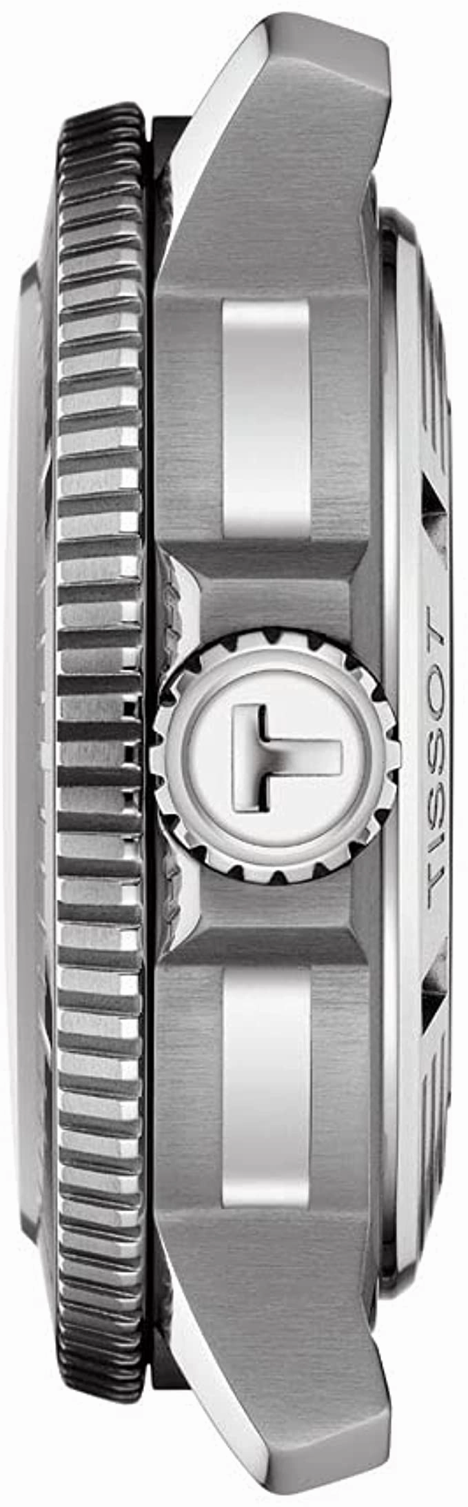    Men's Seastar 2000 Professional Swiss Automatic Diving Watch Blue with Stainless Steel Strap, 22 (Model: T1206071104101)