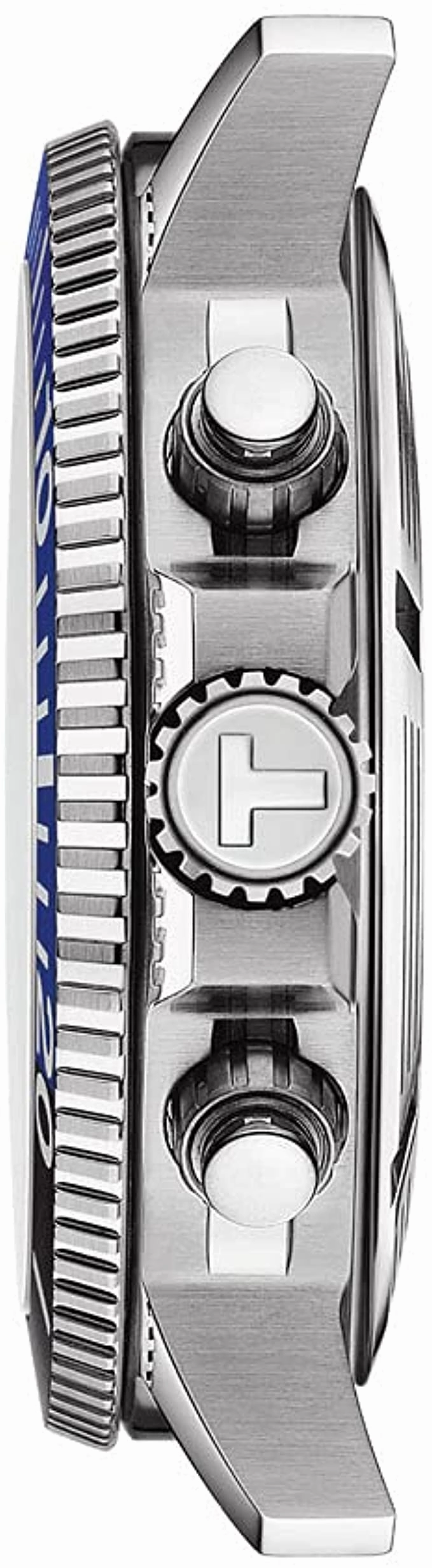    Men's Seastar 660/1000 Stainless Steel Swiss Quartz Rubber Strap, Black, 22 Casual Watch (Model: T1204171705102)