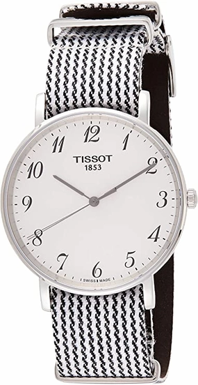    Men's Stainless Steel Quartz Watch with Stainless-Steel Strap, Two Tone, 18 (Model: T1094101803200)    affordable watches    limited edition watches luxury watches