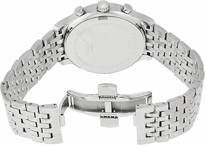    Men's T063.617.11.067.00 Stainless Steel Bracelet Chronograph Watch with Gray Dial and Date