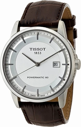    Men's T0864071603100 Luxury Analog Display Swiss Automatic Brown Watch    affordable watches    limited edition watches luxury watches